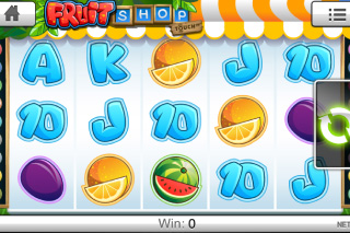 Capture d'écran de la Machine à sous Mobile Fruit Shop Touch