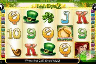Capture d'écran de la machine à sous mobile Irish Eyes 2