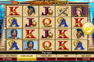 Capture d'écran de la Machine à sous mobile Treasures of Troy