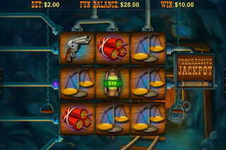 Capture d'écran de la machine à Sous mobile Gold Rally