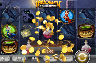 Victoire de la Machine à Sous Mobile Halloween Fortune