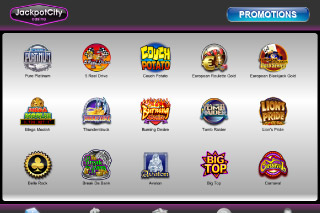 Lobby des Jeux de Casino Mobile JackpotCity