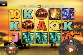 Capture d'écran de Safari Heat Mobile Slot