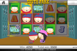 Machine à Sous Mobile South Park Touch Stan Bonus