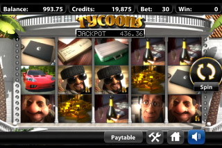 Capture d'écran de la Machine à Sous Tycoons Mobile