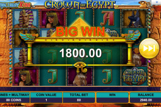 Machine à Sous Mobile Crown of Egypt Big Win
