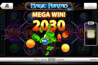 Magic Portals Touch Machine à Sous Mobile Mega Win