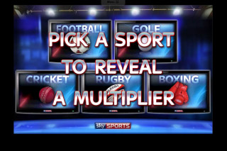 Fonction de sélection de la machine à sous Mobile Sky Sports