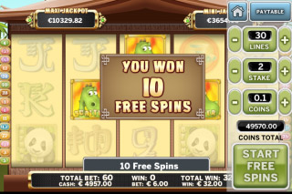 Benny le Panda Mobile Slot Free Spins Gagner