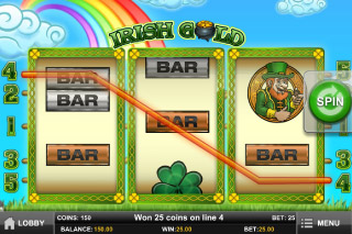 Victoire de la Machine à Sous Mobile Irish Gold