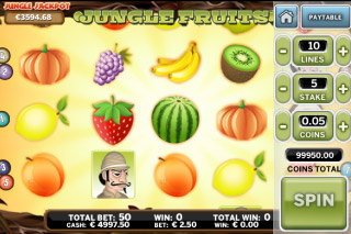 Capture d'écran de la Machine à Sous Mobile Jungle Fruits