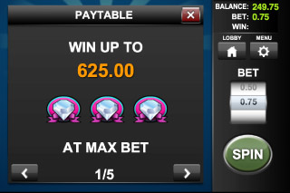 Machine à Sous Mobile Kodjia-aze Diamonds Max Bet Win