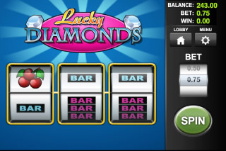 Capture d'écran de la Machine à Sous mobile Kodjia-aze Diamonds