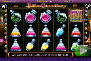 Capture d'écran de la Machine à Sous Potion Commotion Mobile