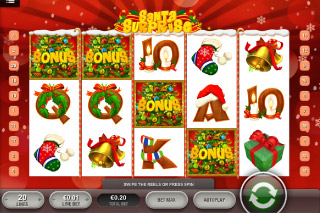 Capture d'écran de la Machine à Sous Mobile Santa Surprise