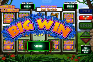 Machine à sous Mobile Rumble in the Jungle Grande Victoire