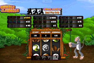 Rumble dans la Jungle Fente Mobile Bonus de Singe
