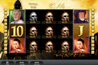 Victoire de la Machine à Sous Mobile Gladiator Jackpot