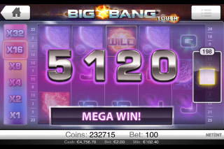 Machine à Sous Mobile Big Bang Touch Mega Win