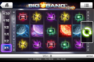 Capture d'écran de la Machine à Sous Mobile Big Bang Touch