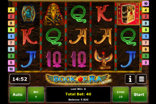 Capture d'écran de la Machine à Sous Mobile Book of Ra Deluxe