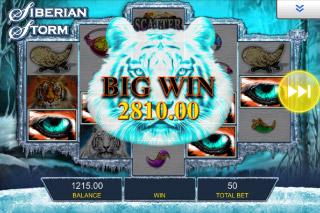 Machine à Sous mobile Siberian Storm Big Win