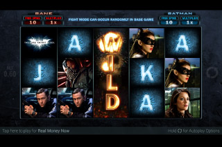 La Machine à Sous mobile Le Chevalier Noir Se Lève Sauvage