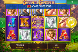 Capture d'écran de la Machine à Sous Mobile Golden Goddess