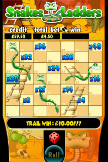 Jeu Bonus de Machine à Sous Mobile Snakes & Ladders
