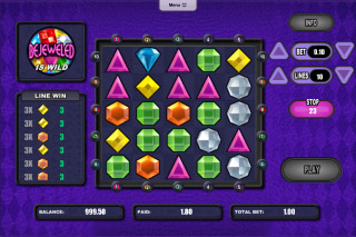 Capture d'écran de la Machine à Sous Bejeweled Mobile