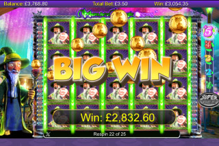 Grande Victoire de la Machine à sous Mobile Merlin's Magic Respins