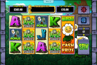 Prix en Espèces de la Machine à Sous Mobile Plants Vs Zombies