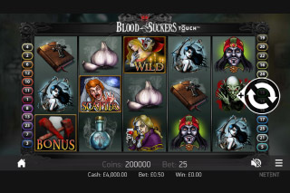 Capture d'écran de Blood Suckers Slot