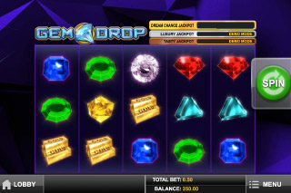 Capture d'écran de Gem Drop Slot