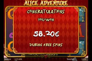 Alice Adventure Mobile Slot Tours Gratuits Gagnez