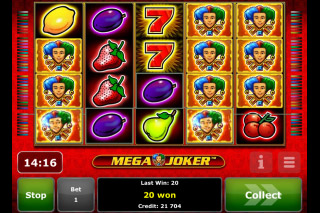 Capture d'écran de la Machine à Sous Mobile Mega Joker