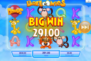 Balloonies Mobile Slot Grande Victoire