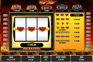 Victoire Progressive de la Machine à Sous Hot Shot