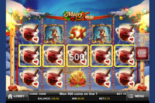 Joyeux Noël Mobile Slot 5 d'une sorte