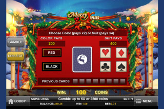 Fonction de Pari de Machine à Sous Mobile Joyeux Noël