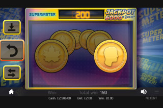 Fonction de Pari de Machine à Sous Mobile Jackpot 6000