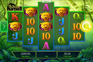 Capture d'écran de la machine à Sous Mobile Prowling Panther