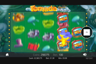 Machine à Sous Mobile Tornado Farm Escape Storm Bonus