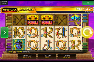 MegaJackpots Scatter de la Machine à Sous Cleopatra Mobile