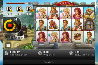 Capture d'écran de la Machine à Sous mobile Castle Builder