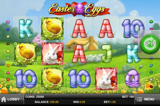 Capture d'écran de la Fente Mobile Easter Eggs