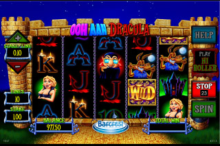 Capture d'écran de la Machine à Sous Dracula Mobile