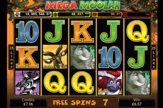 Tours Gratuits Mega Moolah