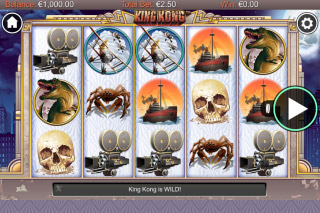 Rouleaux de Machines à Sous Mobiles King Kong