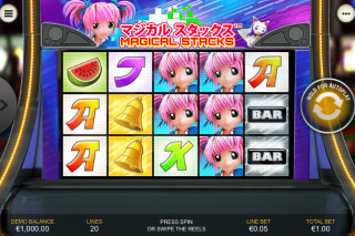 Rouleaux de Machines à Sous Mobiles Magical Stacks